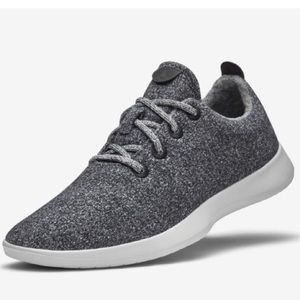 Allbirds Wool Runners Natural Gray Lace Up Fabric Sneaker